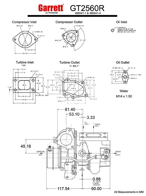 garrett gtx turbo parts diagram